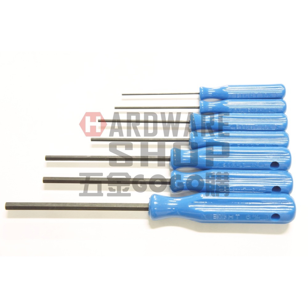 日本 EIGHT 公制 006 7支組 1.5~6 mm 六角起子 六角板手 六角扳手 1.5~6.0mm-細節圖5
