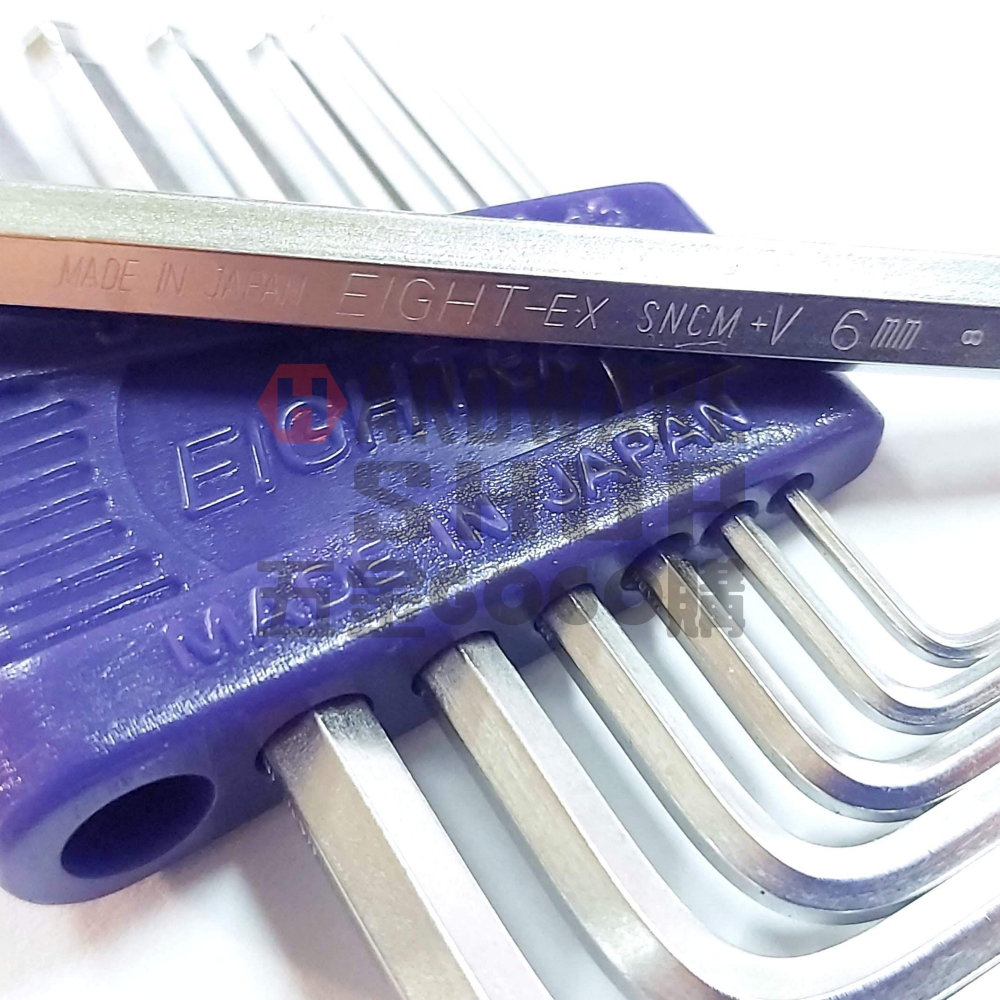 日本 EIGHT 公制 T-4 白金 多角 球型 標準 六角板手 4.0 mm 球頭 六角扳手 T4-細節圖5