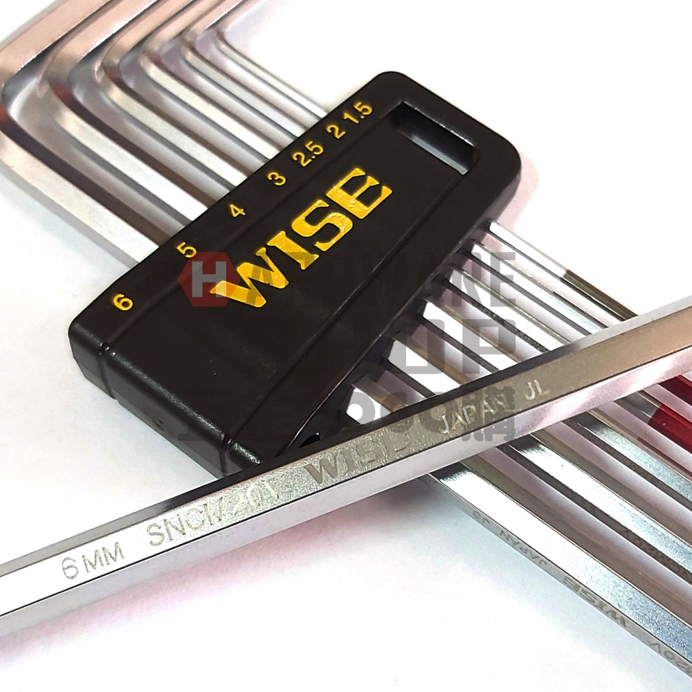 日本 WISE 公制 SBL-700 S 7支組 彩色 球型 六角板手 球頭 六角扳手 SBL700S-細節圖3
