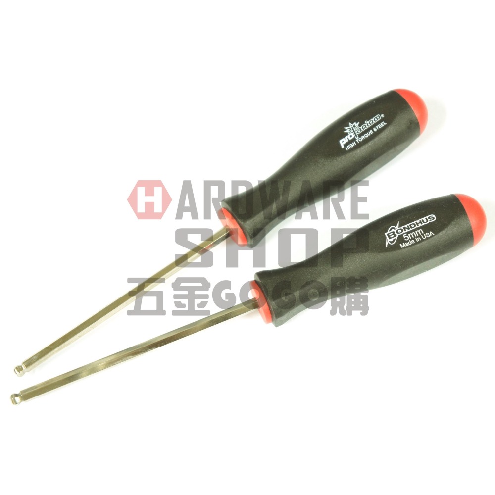美國 BONDHUS 公制 5.0 mm 16664 白金 六角起子 球型 六角板手 球頭 六角扳手 5mm-細節圖5