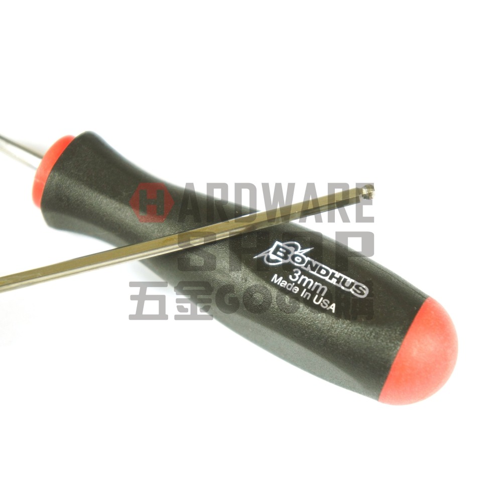 美國 BONDHUS 公制 3.0 mm 16656 白金 六角起子 球型 六角板手 球頭 六角扳手 3mm-細節圖4