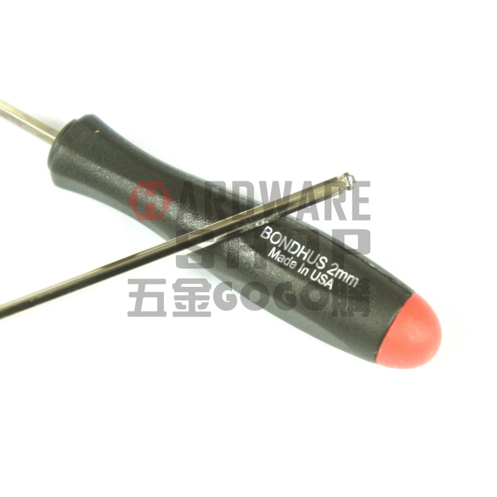 美國 BONDHUS 公制 2.0 mm 16652 白金 六角起子 球型 六角板手 球頭 六角扳手 2mm-細節圖4