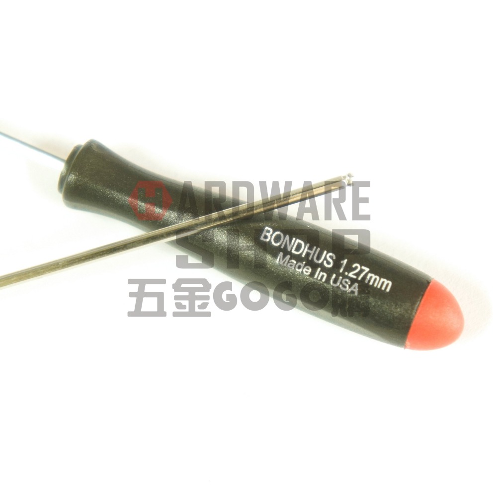 美國 BONDHUS 公制 1.27 mm 16649 白金 六角起子 球型 六角板手 球頭 六角扳手 1.27mm-細節圖4