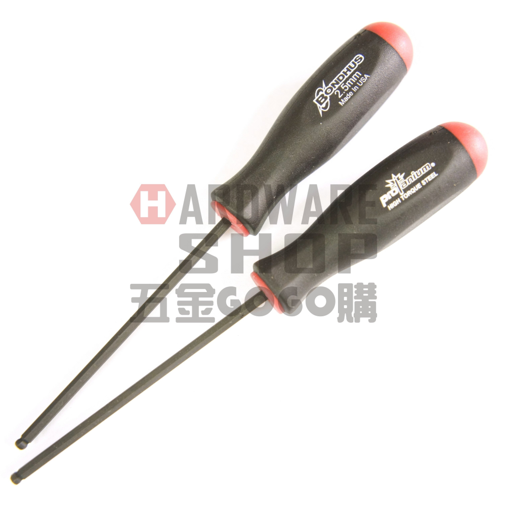 美國 BONDHUS 公制 2.5 mm 10654 六角起子 球型 六角板手 球頭 六角扳手 2.5mm-細節圖5