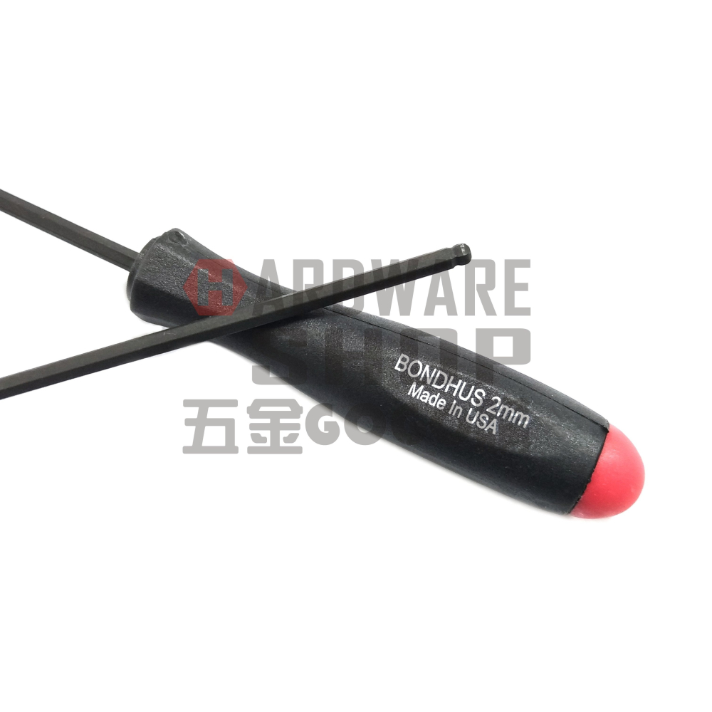 美國 BONDHUS 公制 2.0 mm 10652 六角起子 球型 六角板手 球頭 六角扳手 2mm-細節圖4