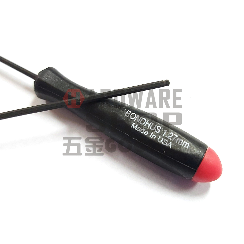 美國 BONDHUS 公制 1.27 mm 10649 六角起子 球型 六角板手 球頭 六角扳手 1.27mm-細節圖3