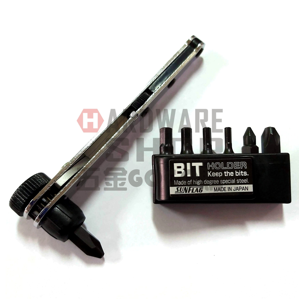 日本 SUNFLAG 新亀 NO.777-WH8 起子頭 棘輪 起子 板手 組 棘輪扳手 777WH8-細節圖4