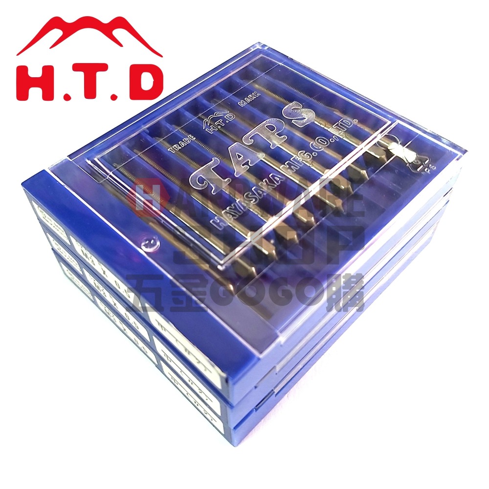 日本 H.T.D 早坂 單支 手絞絲攻 M3*0.5 #2 第2攻 手絞 螺絲攻 牙攻 攻牙器 HTD-細節圖4