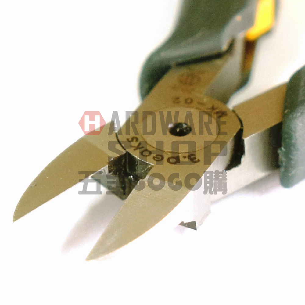 日本 3.PEAKS 小山 專業 模型鉗 MK-02 塑膠 專用 斜口鉗 塑膠鉗 模型剪 120mm MK02-細節圖4