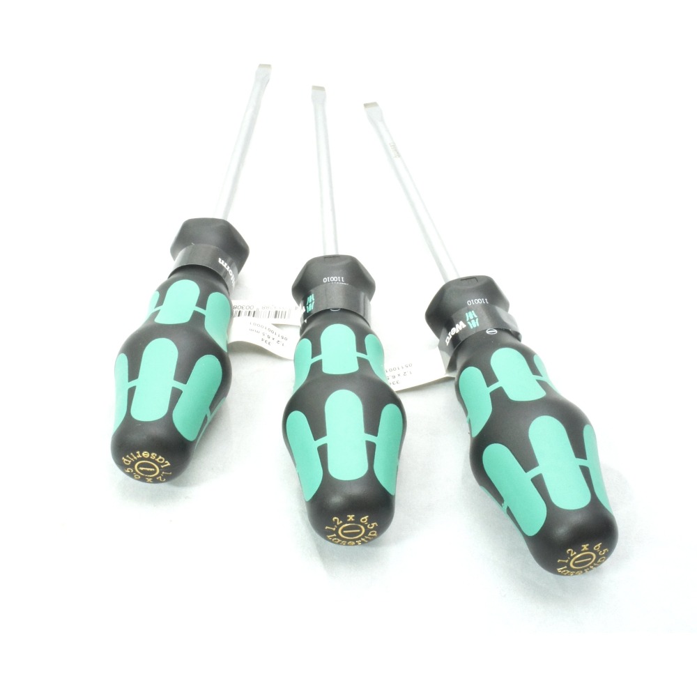 德國 WERA 334 防滑牙 一字起子 6.5 × 150 110010 一字螺絲起子 6.5*150L-細節圖3