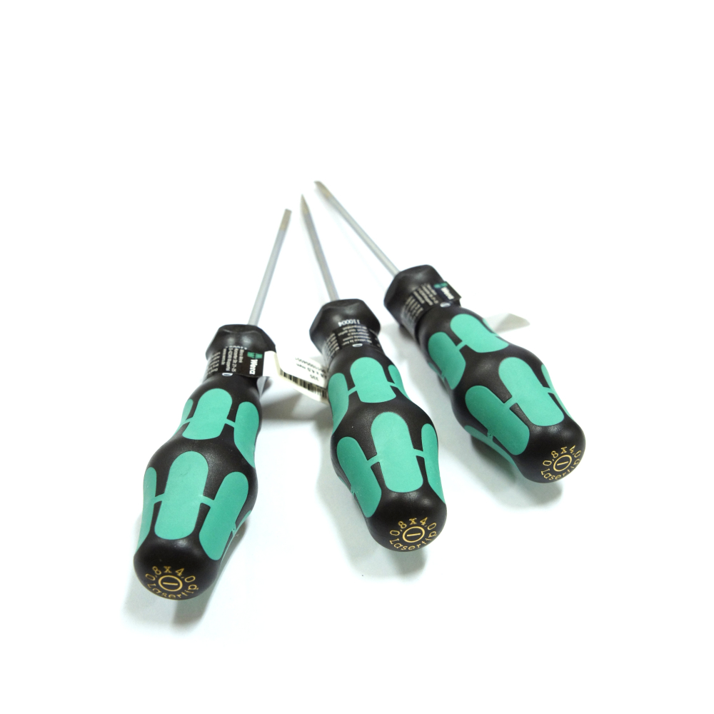 德國 WERA 335 防滑牙 一字起子 5.5 × 125 110007 一字螺絲起子 5.5*125L-細節圖3