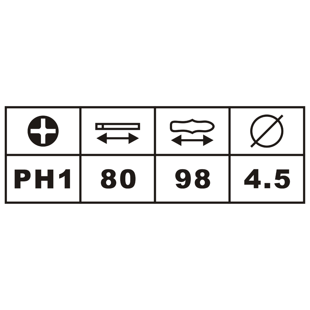 德國 WERA 350 防滑牙 十字起子 PH1 × 80 008710 十字螺絲起子 PH1*80L-細節圖2