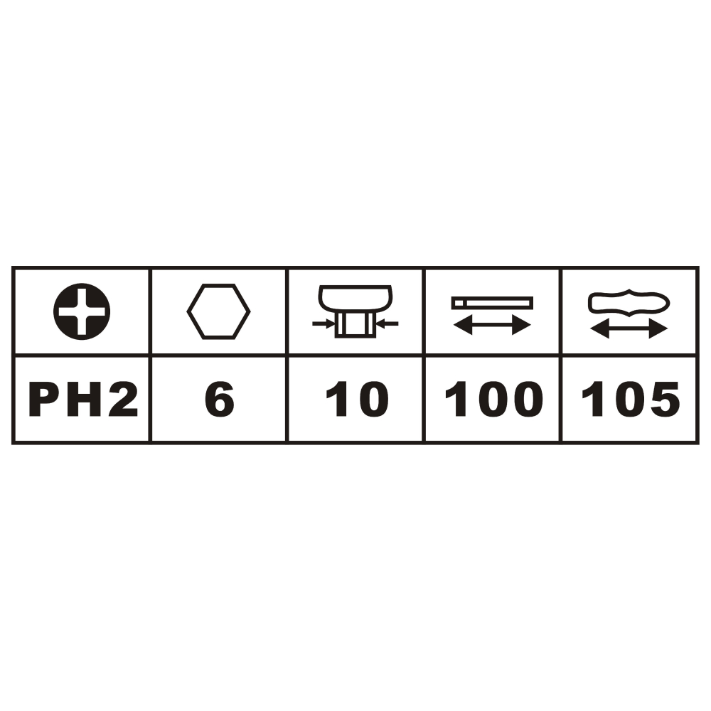 德國 WERA 350 SK 防滑牙 六角軸 十字起子 PH2 × 100 008752 強力六角起子-細節圖2