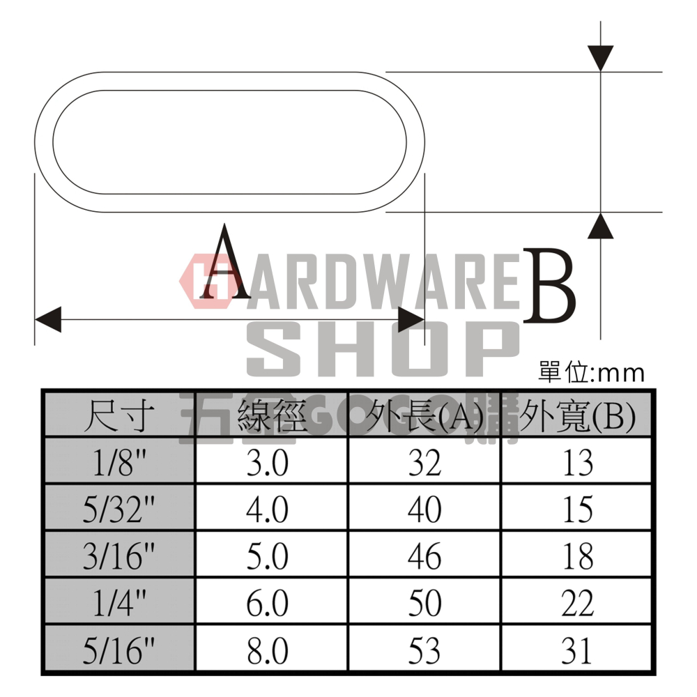 焊接 鍍鋅 鐵鍊 8mm 5/16＂ 價格以1台尺(30,3cm)計算 鐵鏈條 鍊條 鐵鍊條 鐵製長目鍊 8 m/m-細節圖2