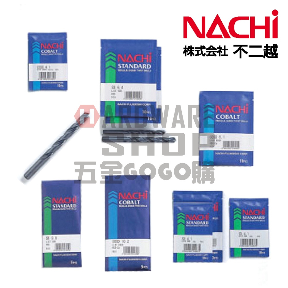 日本 NACHI 不二越 LIST 6520 公制 含鈷 鑽頭 11.0~11.9 mm ステンレス用ドリル 直柄 鑽尾-細節圖5