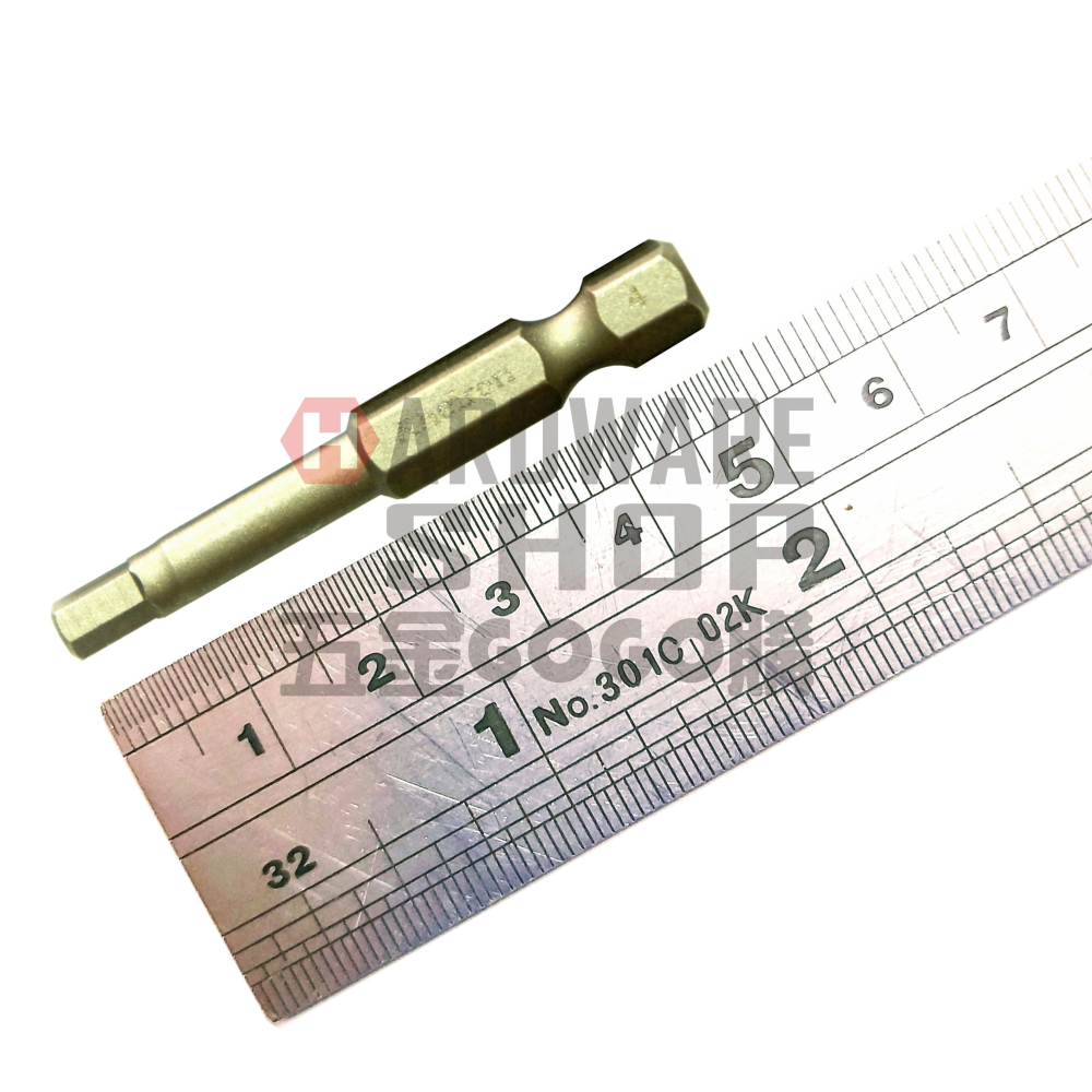 六角 起子頭 公制 4.0 mm 50L 六角板手 車修起子頭六角扳手 H 4.0 50 mm-細節圖2