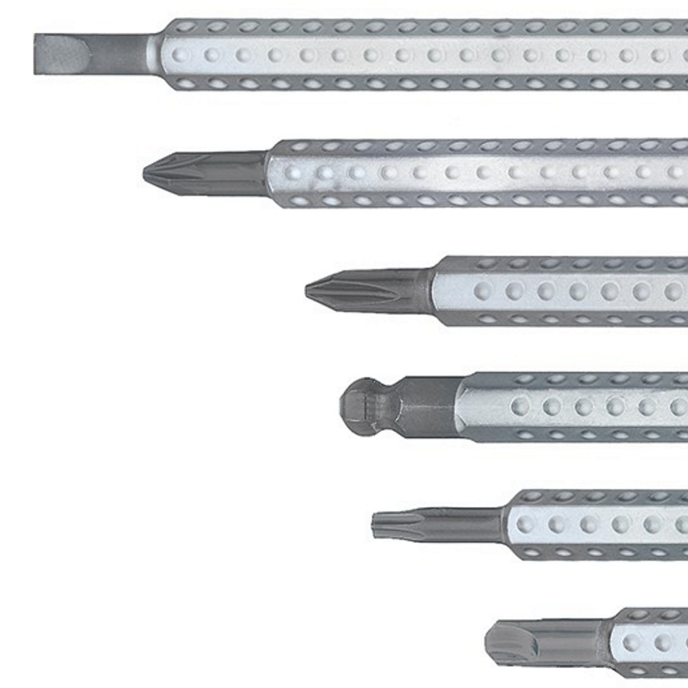 德國 Wiha SYSTEM 6 284 通用 一字 6.0 十字 PH2 替換式 起子芯 NO.00666-細節圖3