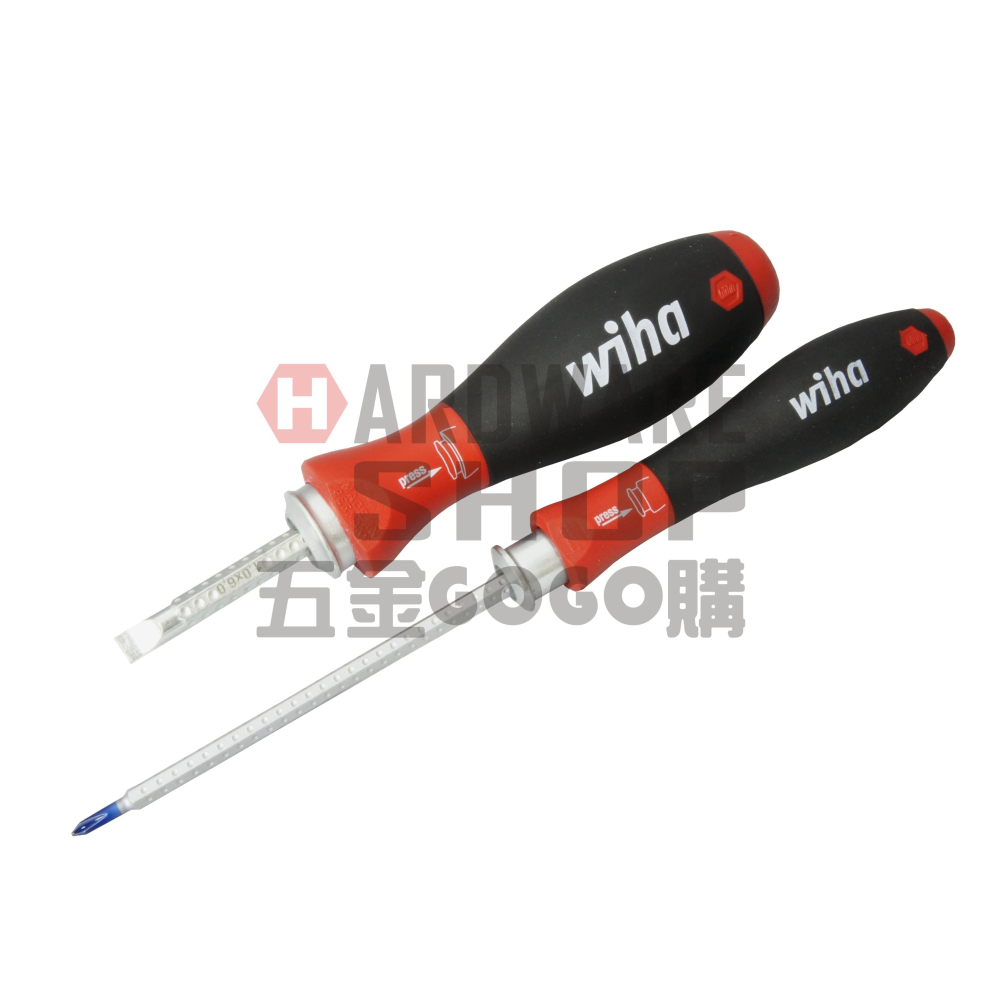 德國 Wiha SYSTEM 6 284 通用 一字 6.0 十字 PH2 替換式 起子芯 NO.00666-細節圖6