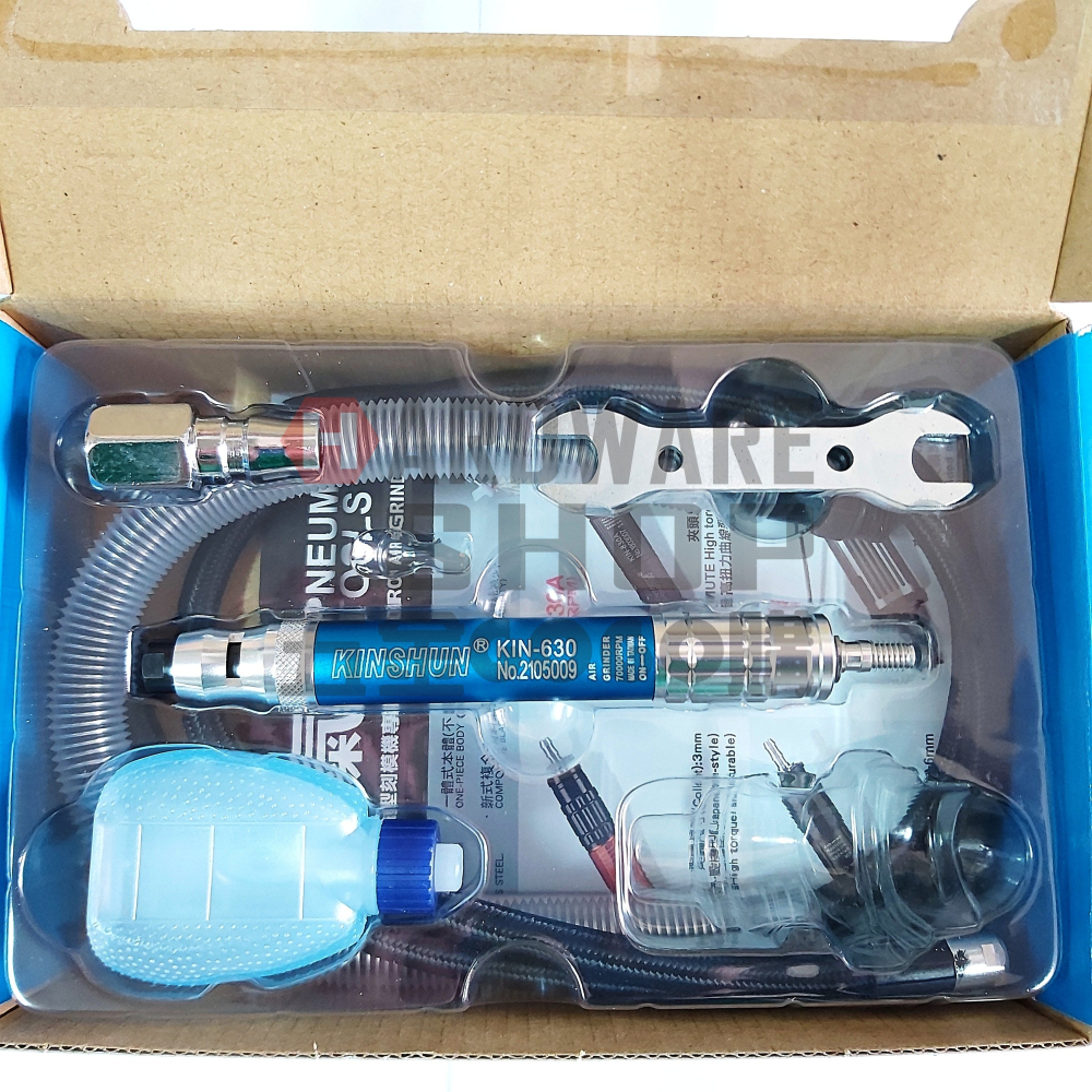台灣製造 KINSHUN KIN-630 氣動 筆型 刻磨機 刻模機 3mm 夾頭 KIN630-細節圖5