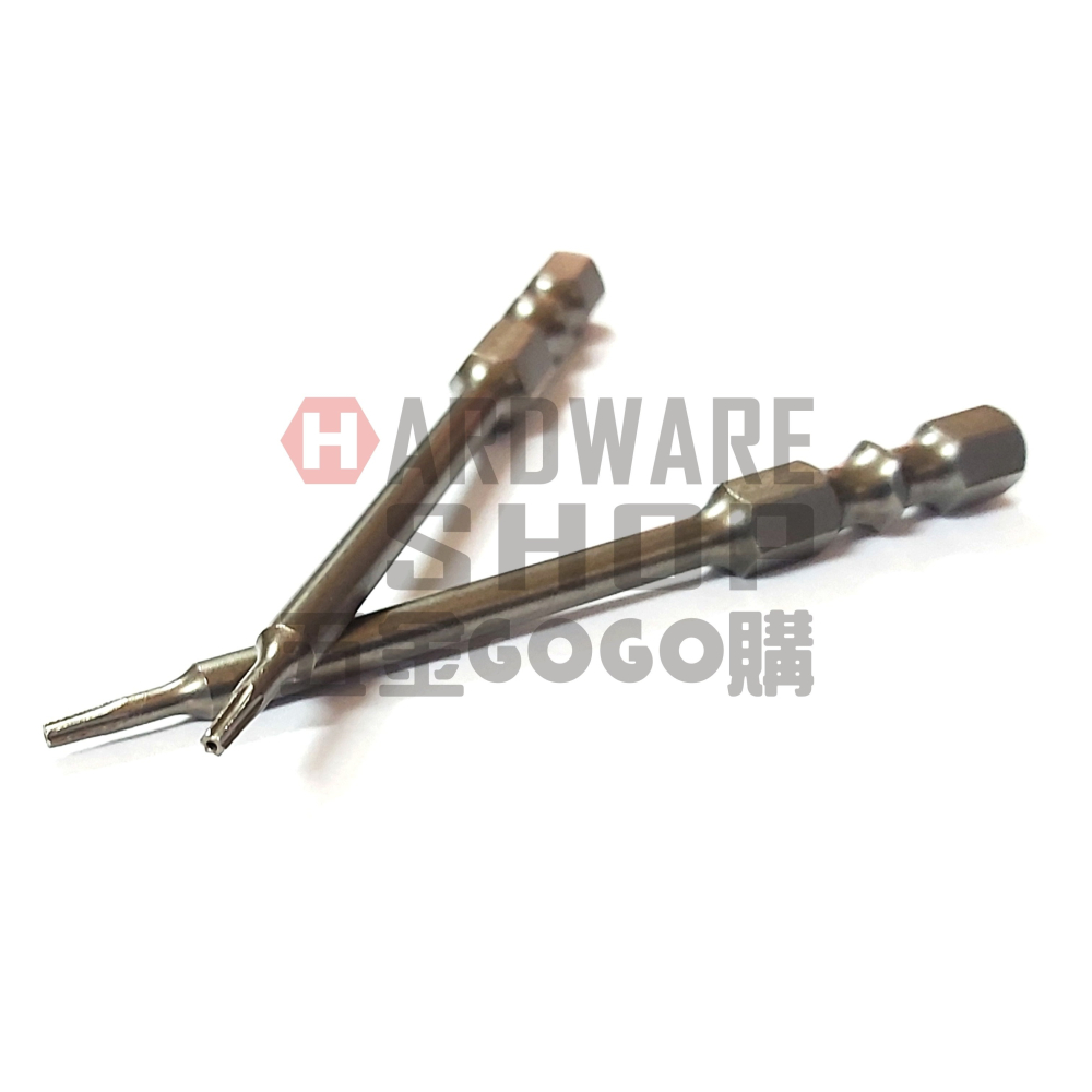 單頭 起子頭 TORX 中空 星型 T6 × 75L 車修 梅花 起子頭 T6*75 mm-細節圖3