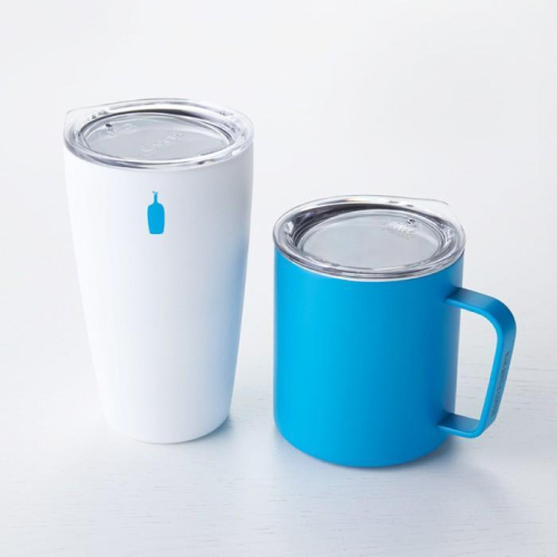 日本 MiiR x 藍瓶咖啡Blue Bottle coffee藍色馬克杯 白色隨身杯350ml