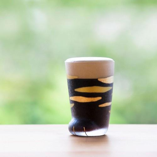 日本製coconeco燙金貓腳玻璃杯水杯 送禮生日禮物交換禮物母親節-細節圖9