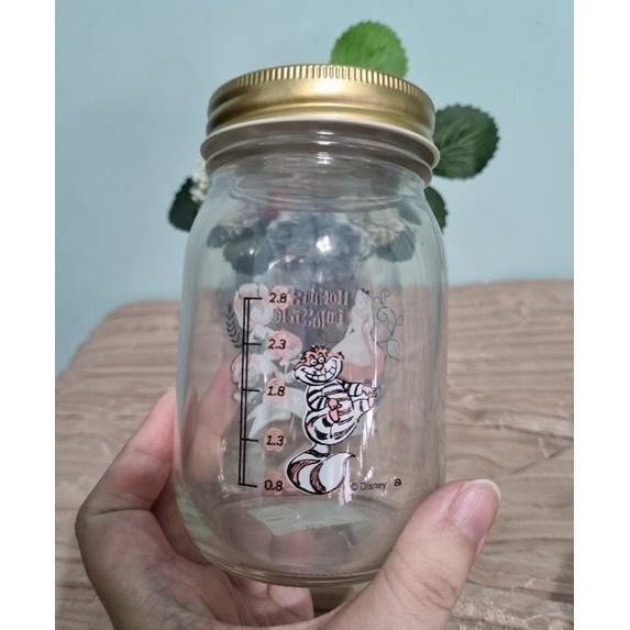 日本製迪士尼愛麗絲夢遊仙境Alice in wonderland玻璃罐梅森罐儲物罐石塚硝子-細節圖4