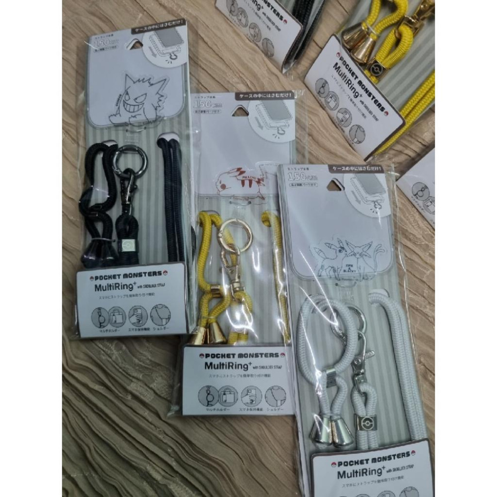 精靈寶可夢手機掛繩神奇寶貝皮卡丘耿鬼-細節圖3