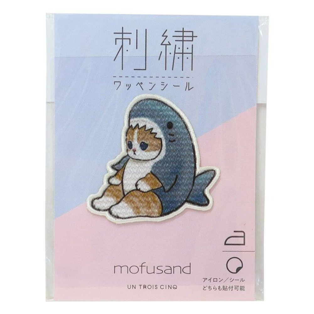 mofusand貓福珊迪亮面繡片布貼片-細節圖4