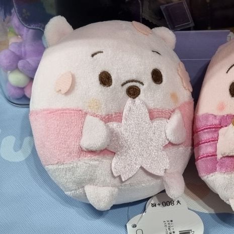 迪士尼 ufufy 櫻花維尼 雲朵小娃娃-細節圖2