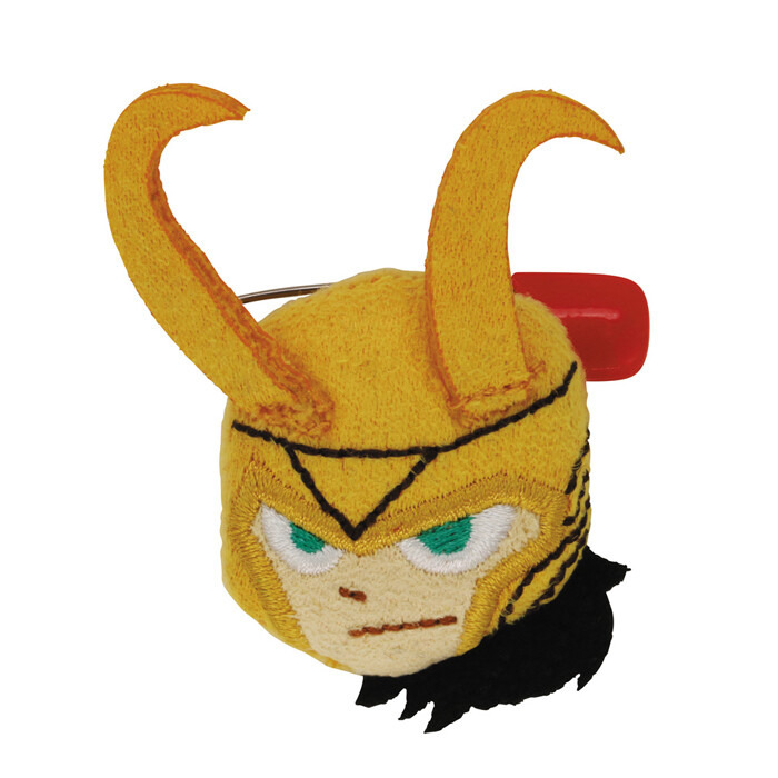 漫威MARVEL洛基LOKI布徽章布娃娃別針-細節圖2