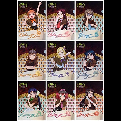 LoveLive!Sunshine Aqours 密室逃脫遊戲A4L夾9種1組-細節圖2