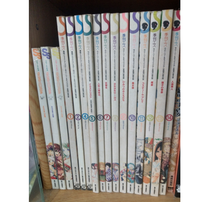 絕版日文二手插畫雜誌 季刊S送SS 插畫王牌作家 2003創刊開始1-14(但是無3)-細節圖6