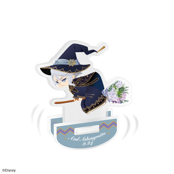 迪士尼扭曲仙境海寮Azul盛開生日壓克力立牌徽章Disney Twisted-Wonderland-細節圖3