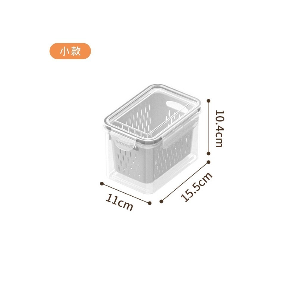 歐德萊 密封瀝水保鮮盒 密封保鮮盒 密封便當盒 冰箱保鮮盒 冰箱收納盒 收納盒 置物盒 廚房收納盒 廚房收納箱 飼料盒-細節圖9