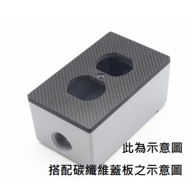電源盒兩孔鋁製防磁電源盒 插座盒【川木】台灣現貨【P277】底座 鋁盒 工業風 電源盒 COOPER IG8300可用-細節圖6