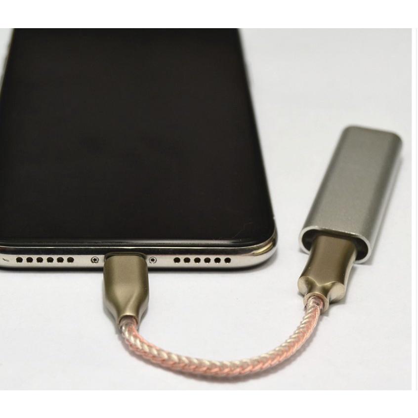 川木86 解碼器耳放線 Type-c轉Lightning 適用 蘋果 OTG 小尾巴 對錄線 USB TypeC-細節圖5