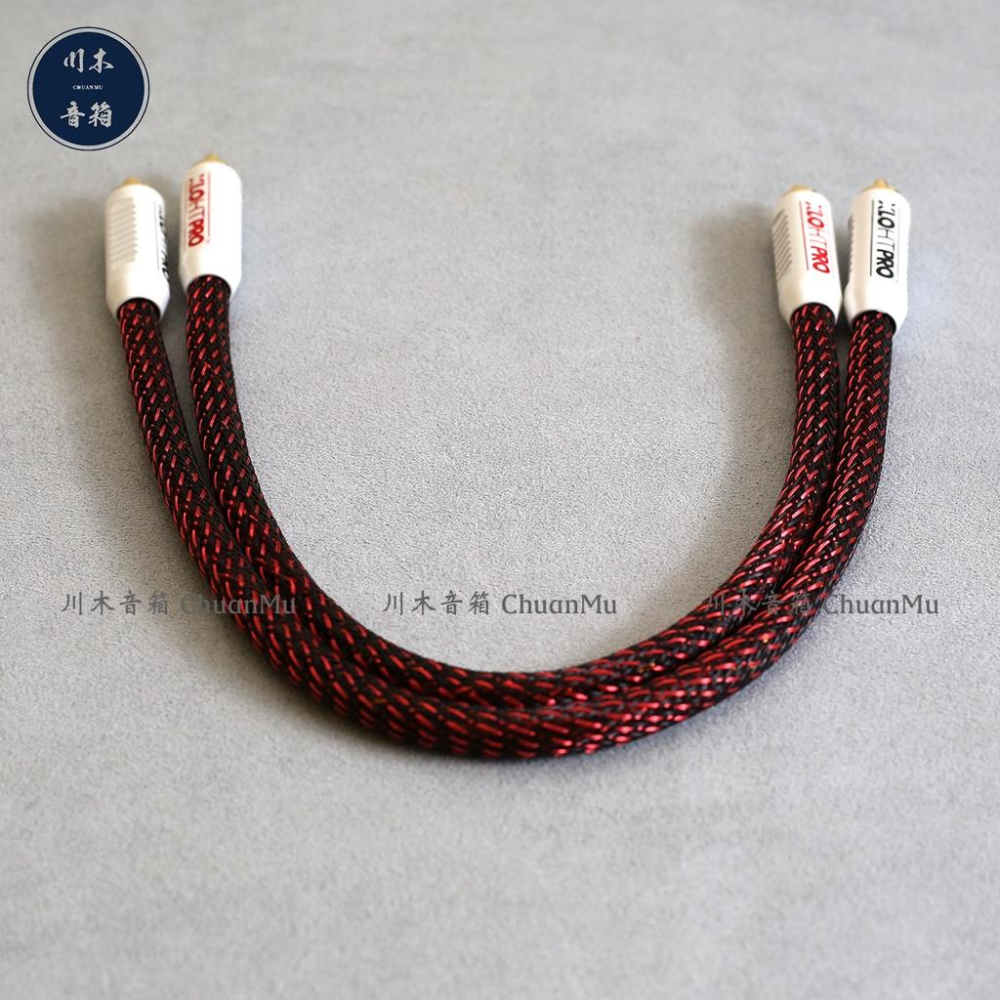 專業發燒RCA訊號線【川木】全新現貨【W266】結晶銅發燒雙蓮花音訊線音響信號線CD功放RCA過機線-細節圖4