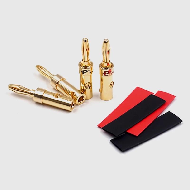 美國百威 Palic 純銅鍍金 HiFi 音響香蕉頭【川木】全新現貨【P128】無氧銅 端子 加贈熱縮管-細節圖4