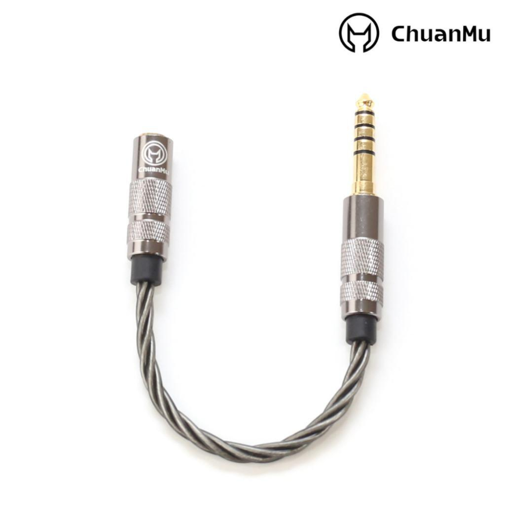 川木 3.5母轉4.4平衡 轉接線【M60】平衡音頻轉接線 轉接線 3.5 立體聲轉 4.4 平衡-細節圖2