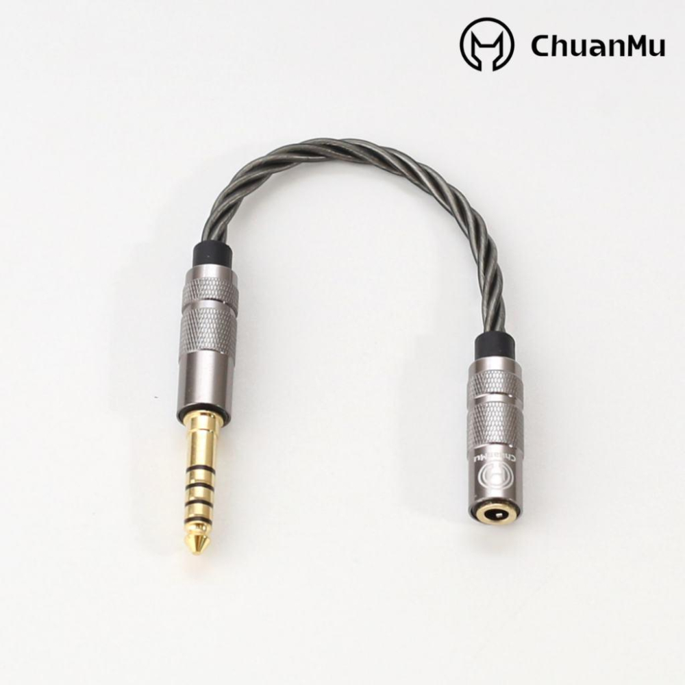 川木 3.5母轉4.4平衡 轉接線【M60】平衡音頻轉接線 轉接線 3.5 立體聲轉 4.4 平衡-細節圖4