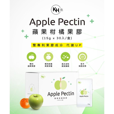 KH Dr. 蘋果柑橘果膠 30包入/盒*1盒 Apple Pectin (新莊可面交)