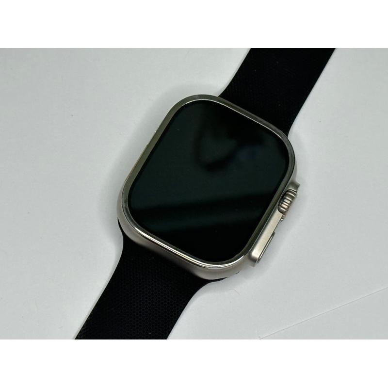 💡運費老闆出💡 iMos Apple Watch Ultra 49mm 藍寶石金屬框手錶保護貼-細節圖2