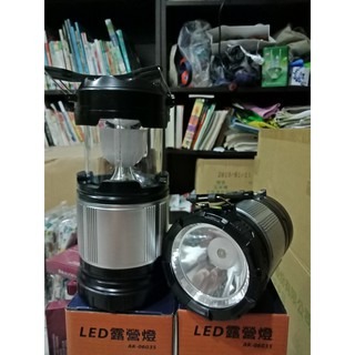 AKWATEK LED 露營燈 手電筒 二合一 照明燈 LED燈 AK-06035 3顆3號電池-細節圖2