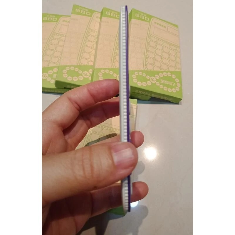 金寶 太陽能 口袋型 計算機 薄型 紫色-細節圖2