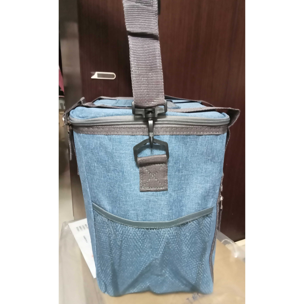 保溫袋 保冷袋 妙管家 保溫保冷袋 30L 19L 保鮮袋 保冰袋 提袋 外送袋 手提袋 淺牛仔色-細節圖7