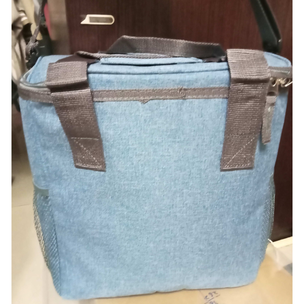 保溫袋 保冷袋 妙管家 保溫保冷袋 30L 19L 保鮮袋 保冰袋 提袋 外送袋 手提袋 淺牛仔色-細節圖8