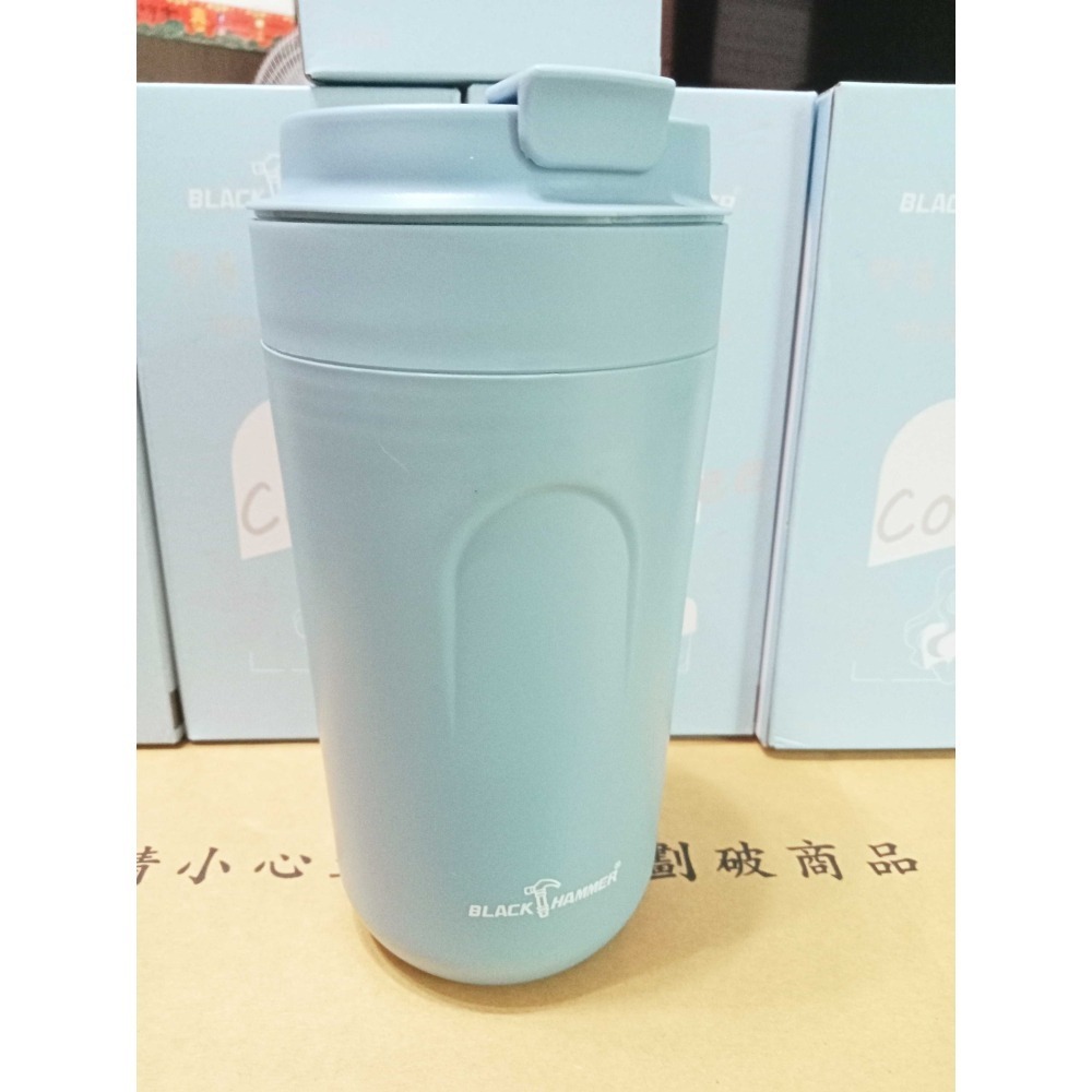 義大利BLACK HAMMER 雙層隔熱咖啡隨行杯600ml 外帶杯 咖啡杯 環保杯-細節圖2