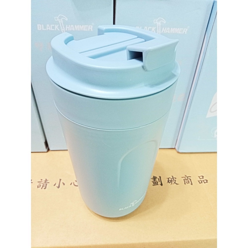 義大利BLACK HAMMER 雙層隔熱咖啡隨行杯600ml 外帶杯 咖啡杯 環保杯-細節圖3