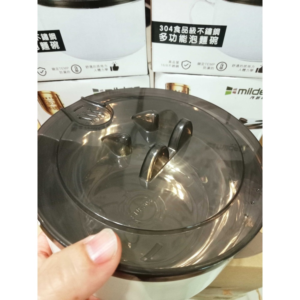食品級304不鏽鋼多功能泡麵碗 900ML-細節圖3